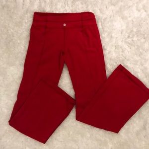 Lululemon full length wide bottom yoga pants